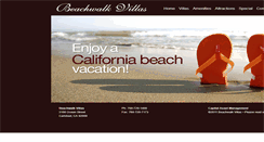Desktop Screenshot of beachwalkvillas.net