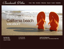 Tablet Screenshot of beachwalkvillas.net